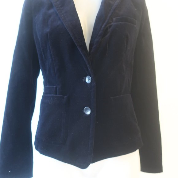 NWT Womens Kai-aakmann Black Velour 2 Button Blazer Sz L * - Picture 4 of 7